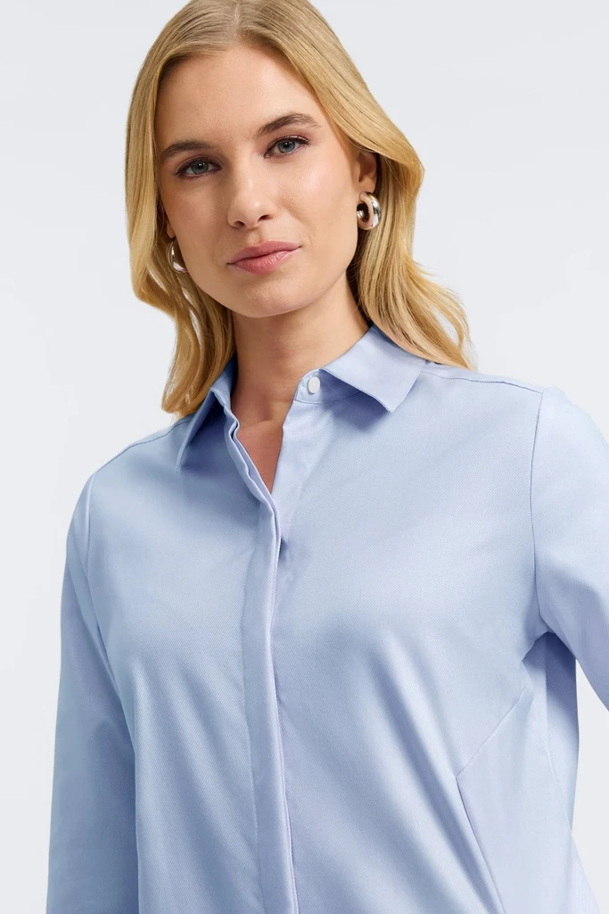 Cici Cavalry Twill Long Sleeve Tunic - Image 12