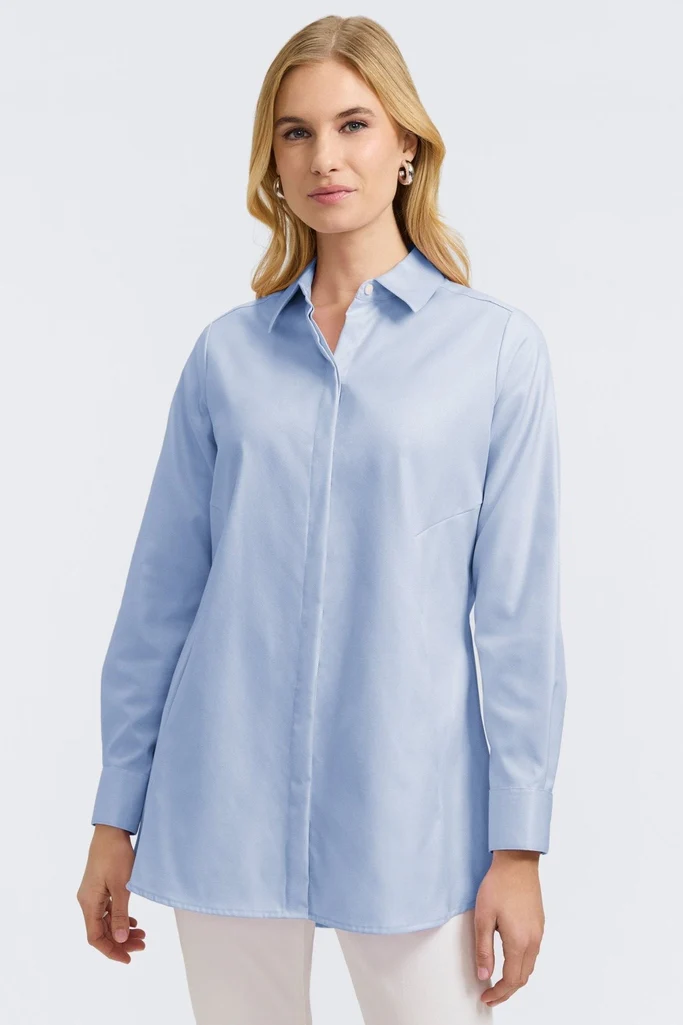 Cici Cavalry Twill Long Sleeve Tunic - Image 14