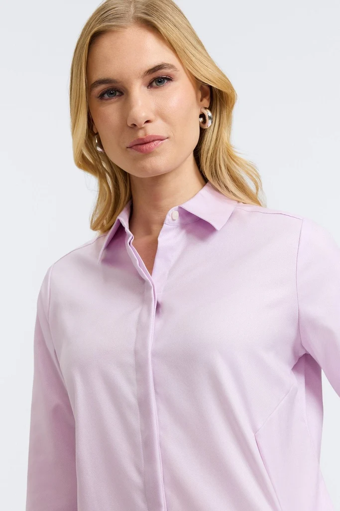 Cici Cavalry Twill Long Sleeve Tunic - Image 3
