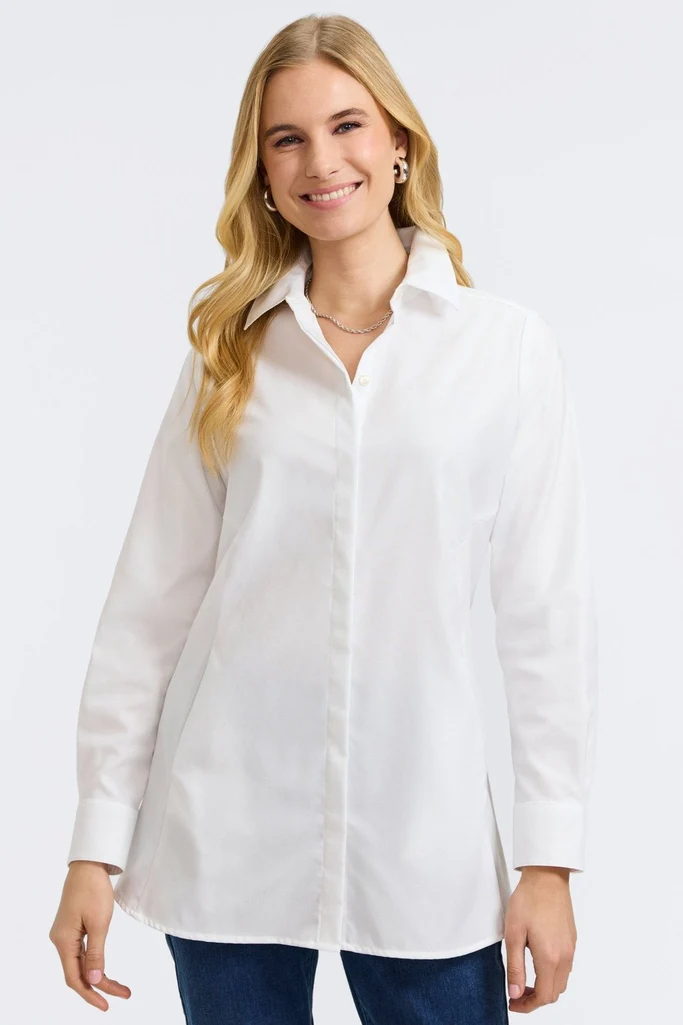 Cici Cavalry Twill Long Sleeve Tunic - Image 9