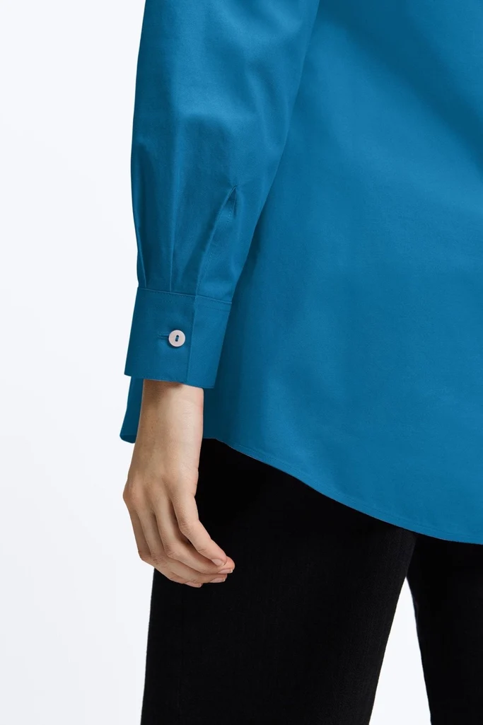 Cici No Iron Pinpoint Long Sleeve Tunic - Image 17