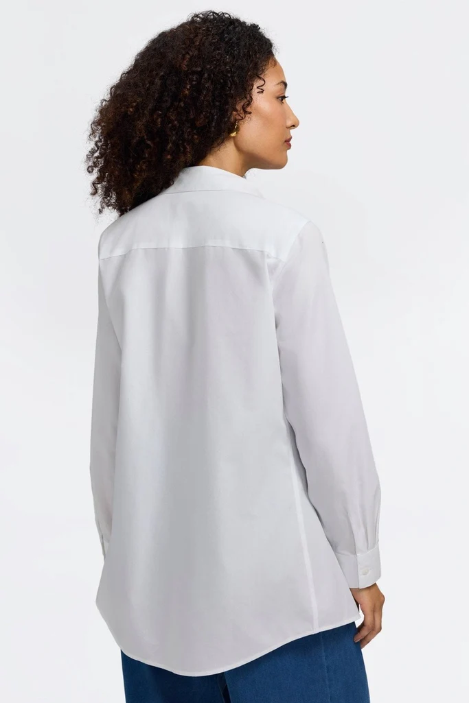 Cici No Iron Pinpoint Long Sleeve Tunic - Image 5