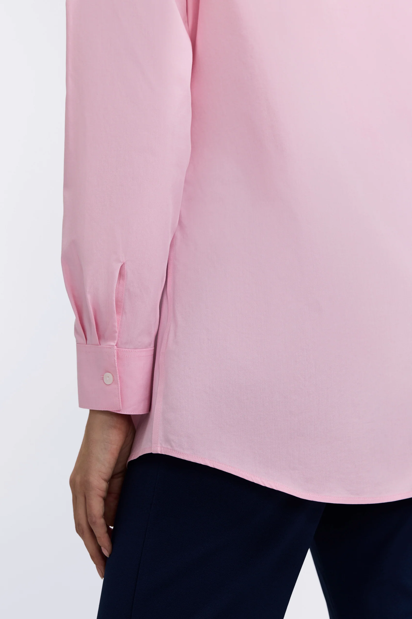 Cici No Iron Pinpoint Long Sleeve Tunic - Image 8