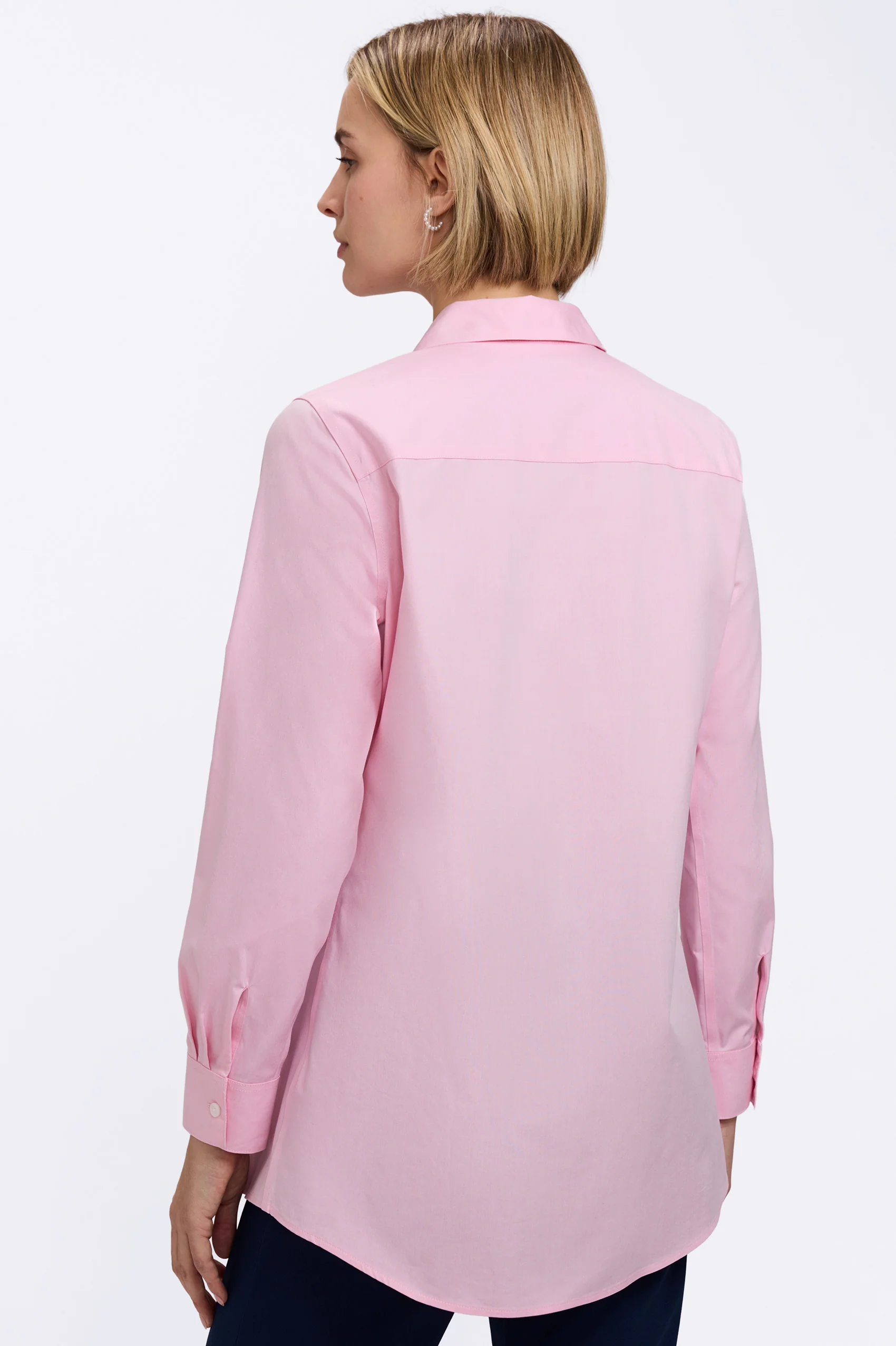Cici No Iron Pinpoint Long Sleeve Tunic - Image 9
