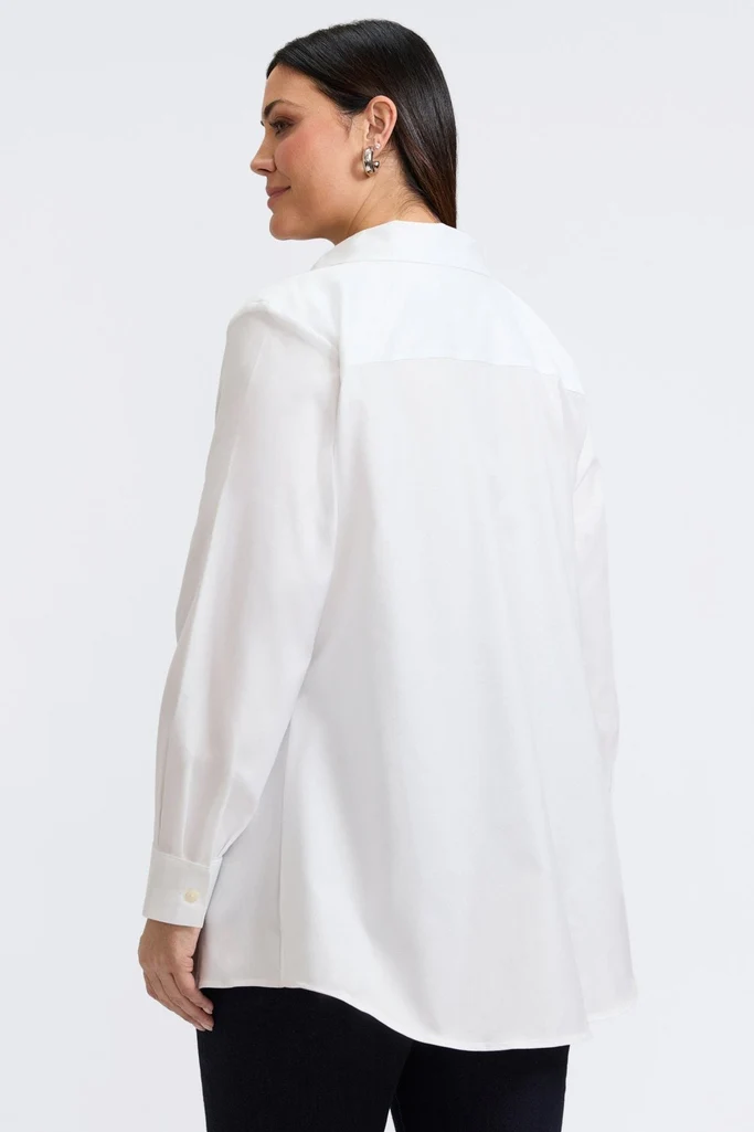 Cici Plus Cavalry Twill Long Sleeve Tunic - Image 5