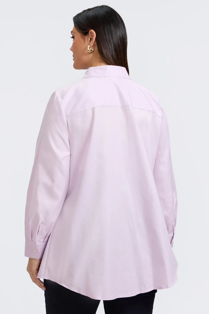 Cici Plus Cavalry Twill Long Sleeve Tunic - Image 9