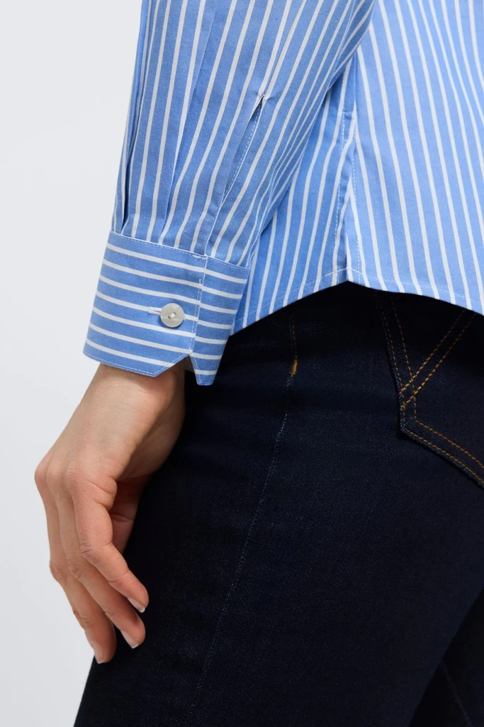 Dianna No Iron Pinpoint Long Sleeve Shirt - Image 10