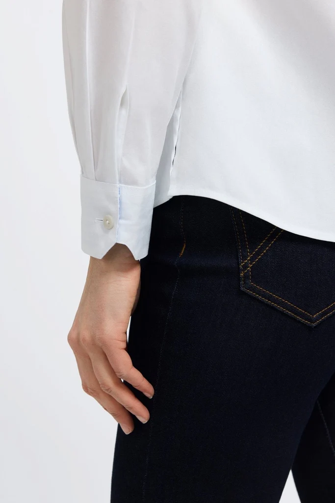 Dianna No Iron Pinpoint Long Sleeve Shirt - Image 4