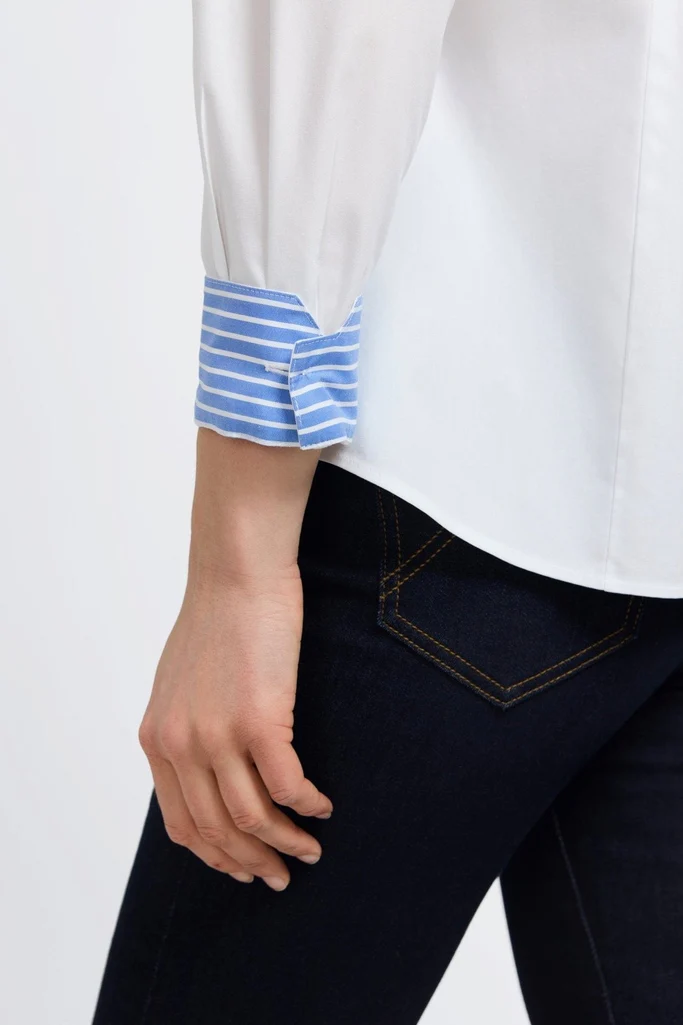 Dianna No Iron Pinpoint Long Sleeve Shirt - Image 5