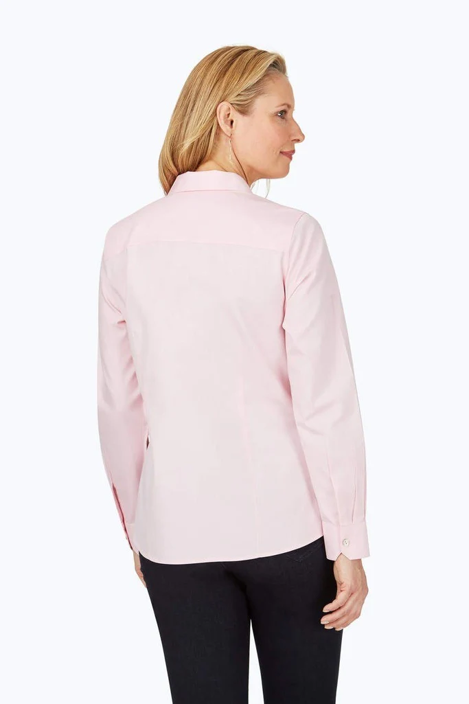 Dianna No Iron Pinpoint Long Sleeve Shirt - Image 6