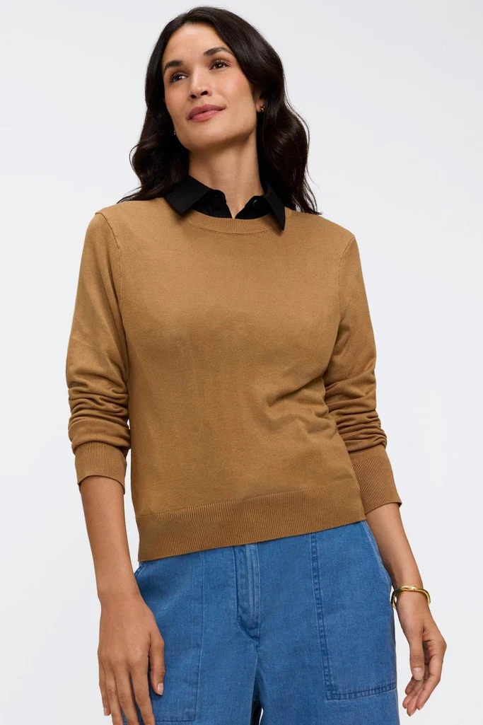 Dina Knit-Woven 3/4 Sleeve Shirt - Image 9