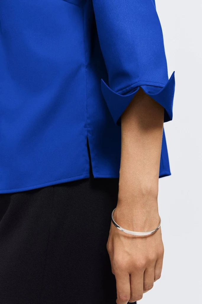 Edith Stretch Matte Sateen 3/4 Sleeve Shirt - Image 18