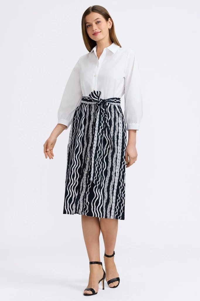 Esther Braided Belts 3/4 Sleeve Dress - Image 4