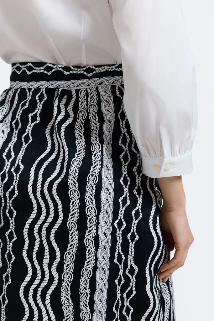 Esther Braided Belts 3/4 Sleeve Dress - Image 5