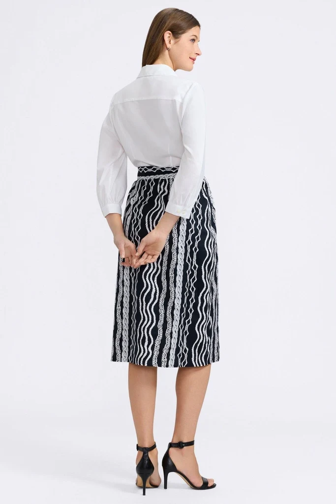Esther Braided Belts 3/4 Sleeve Dress - Image 6