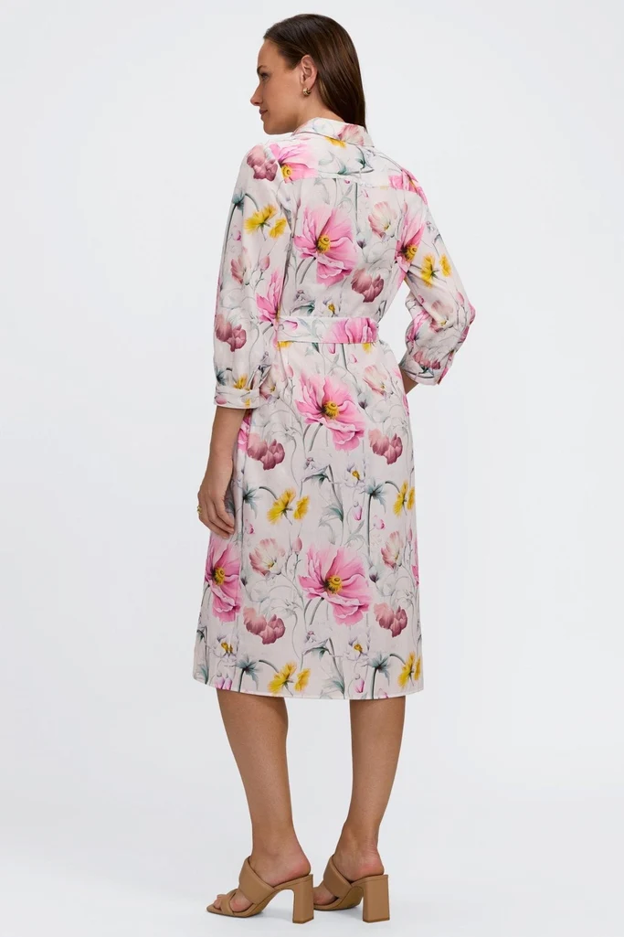 Esther Delicate Florals 3/4 Sleeve Dress - Image 4