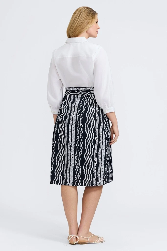 Esther Plus Braided Belts 3/4 Sleeve Dress - Image 5
