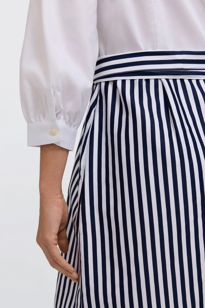 Esther Stripe Paisley 3/4 Sleeve Dress - Image 4