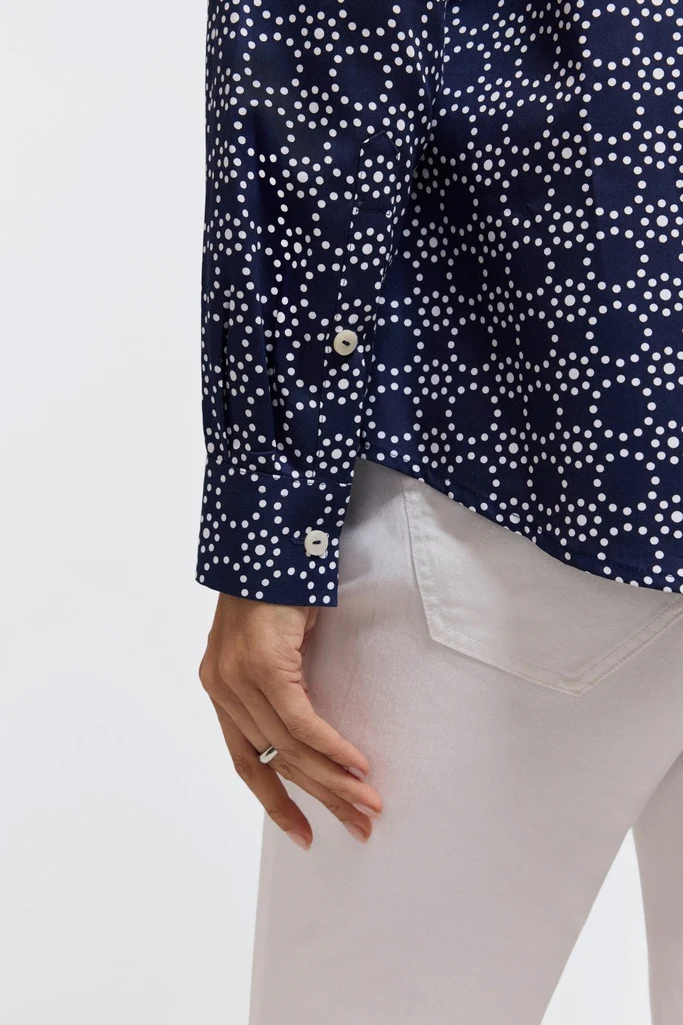 Hampton Geo Circles Long Sleeve Shirt - Image 4