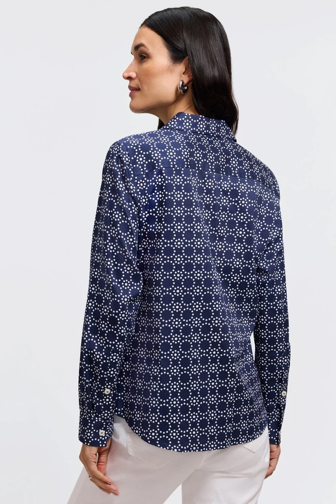 Hampton Geo Circles Long Sleeve Shirt - Image 5