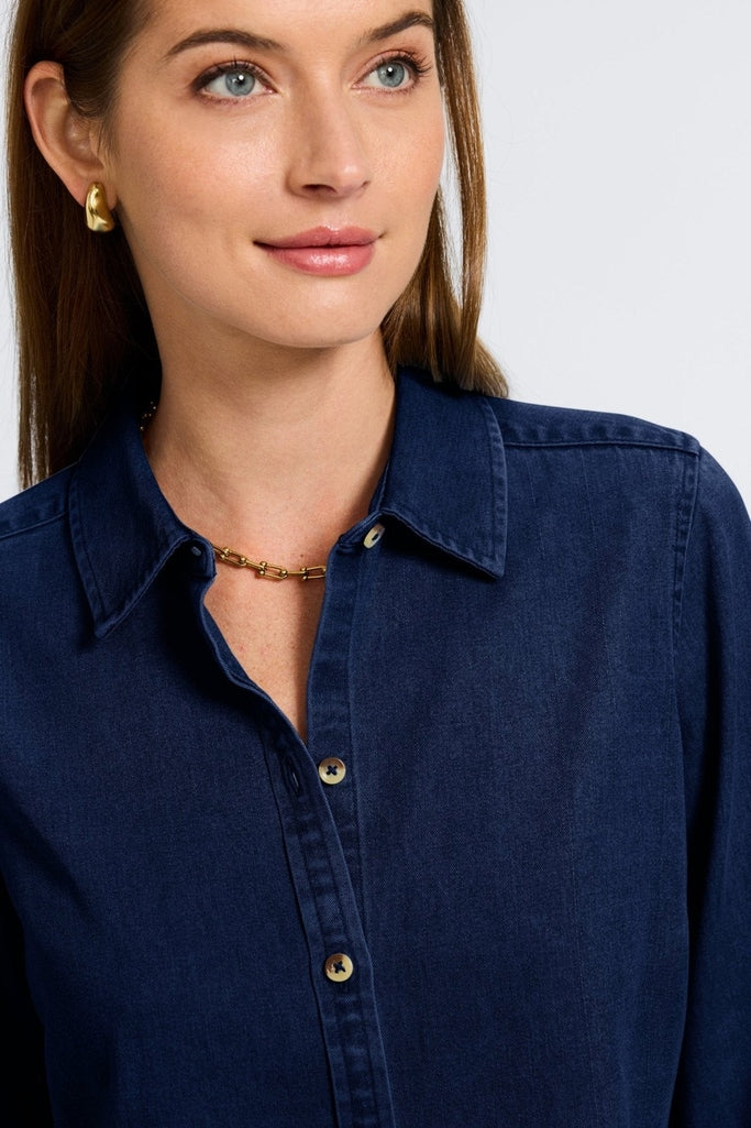 Hampton Tencel® Denim Long Sleeve Shirt - Image 11