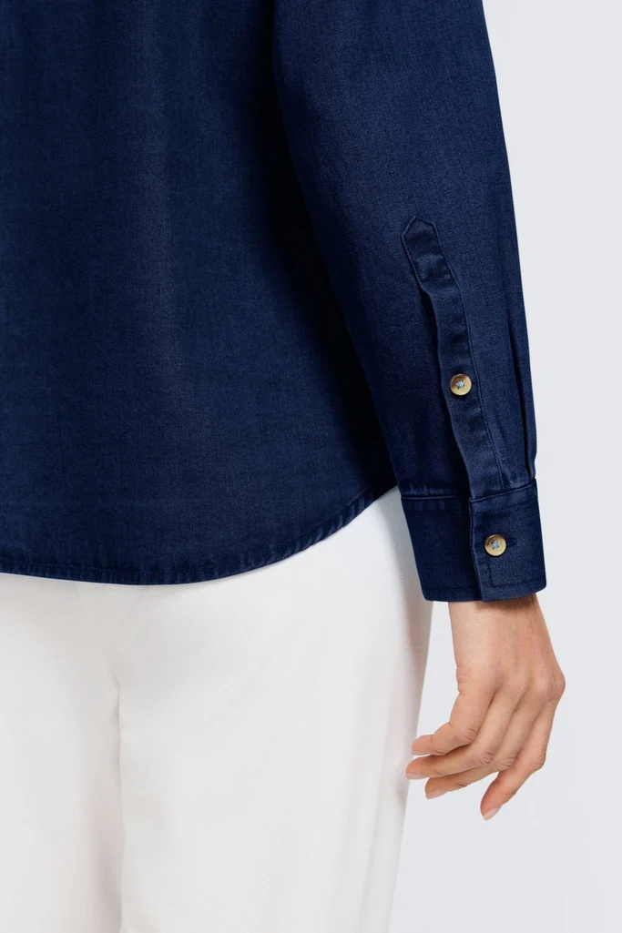 Hampton Tencel® Denim Long Sleeve Shirt - Image 12