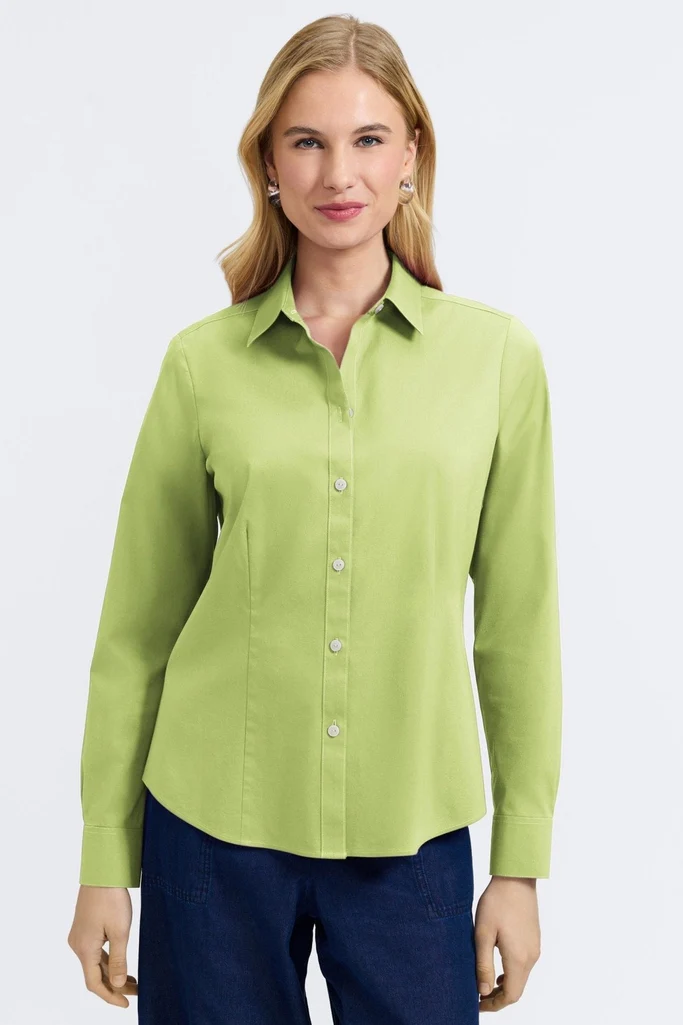 June No Iron Stretch Long Sleeve Shirt - Image 10
