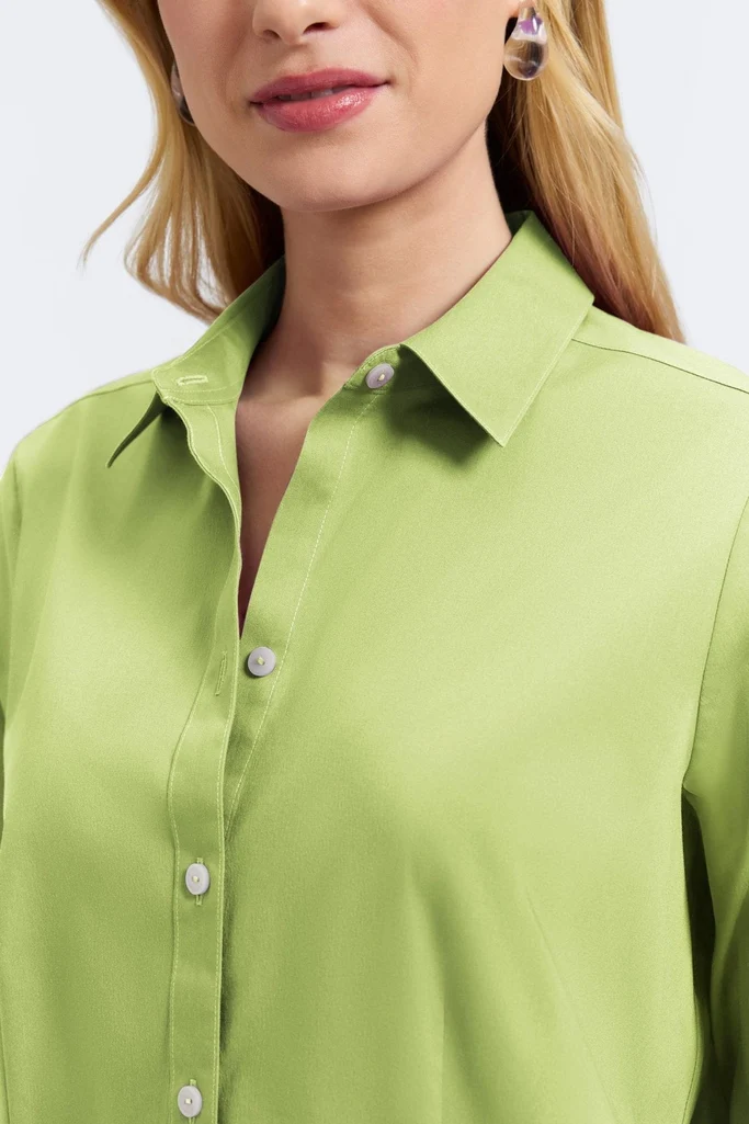 June No Iron Stretch Long Sleeve Shirt - Image 11