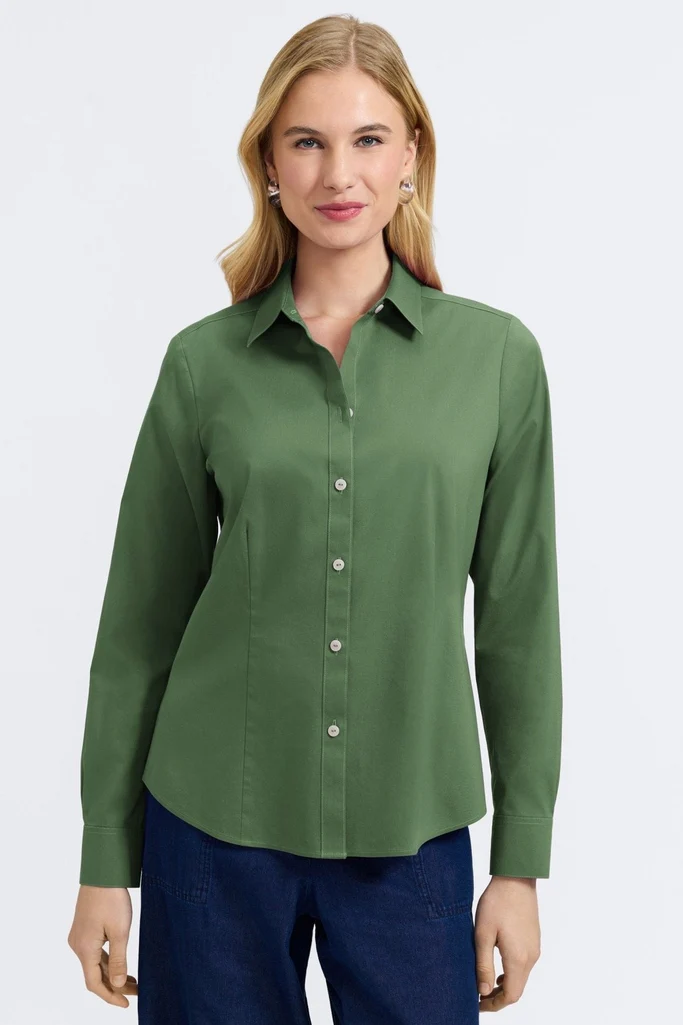 June No Iron Stretch Long Sleeve Shirt - Image 14