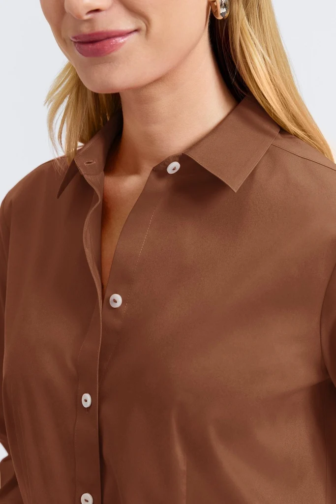 June No Iron Stretch Long Sleeve Shirt - Image 19