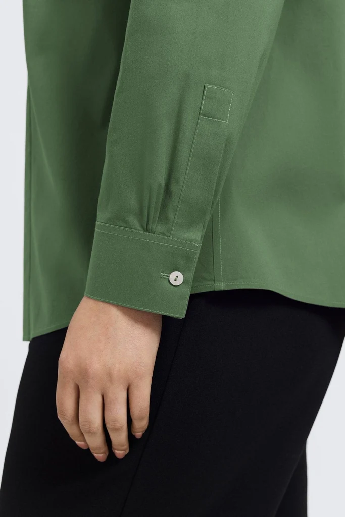 June Plus No Iron Stretch Long Sleeve Shirt - Image 13