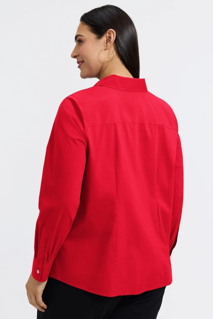 June Plus No Iron Stretch Long Sleeve Shirt - Image 22