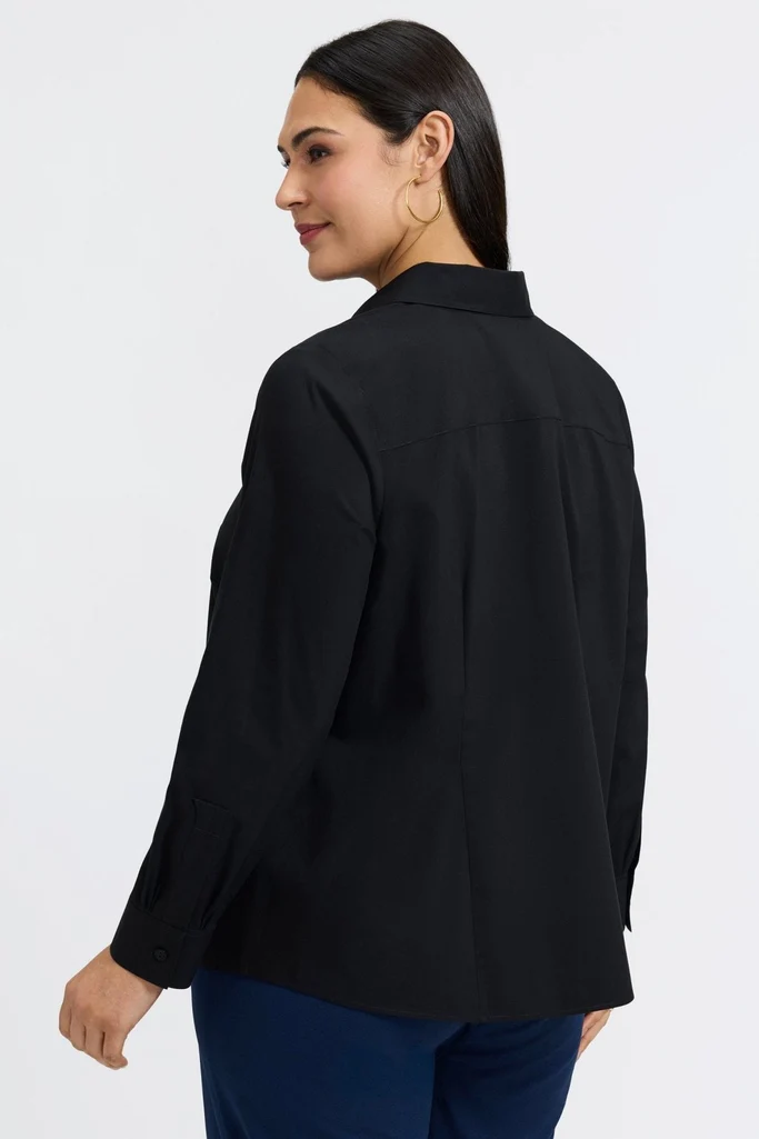 June Plus No Iron Stretch Long Sleeve Shirt - Image 26