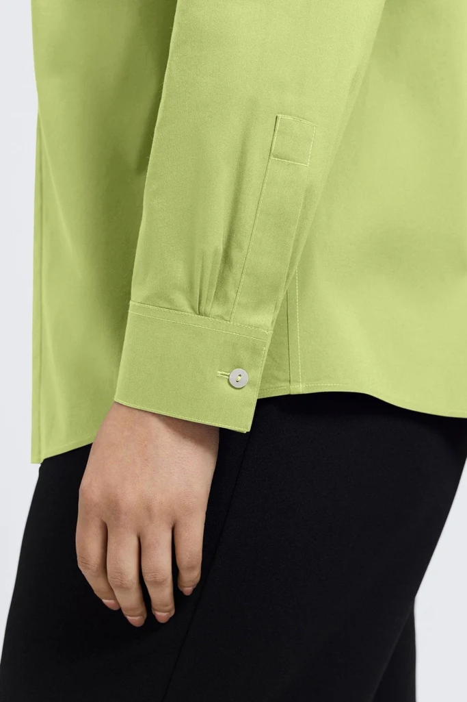 June Plus No Iron Stretch Long Sleeve Shirt - Image 9