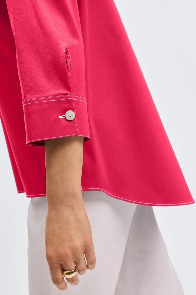 Kelly No Iron Stretch 3/4 Sleeve Shirt - Image 15