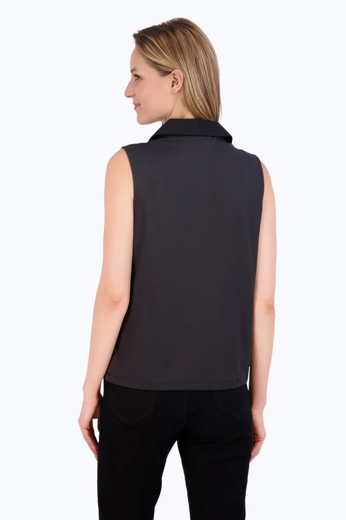 Ricki Knit-Woven Sleeveless Layering Tank - Image 10
