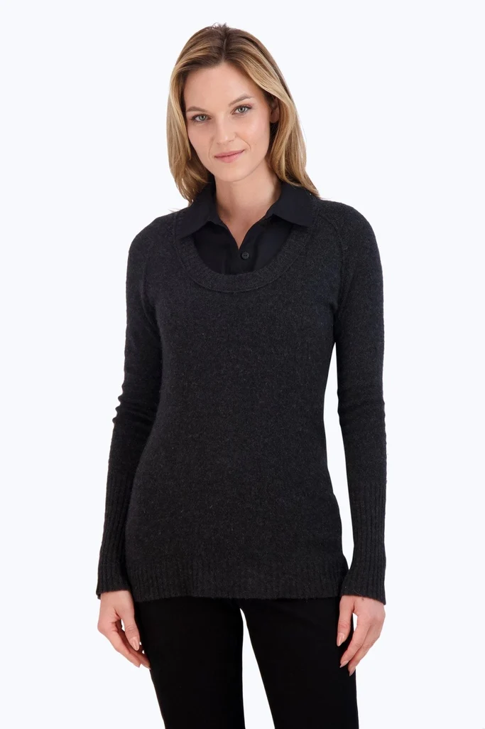 Ricki Knit-Woven Sleeveless Layering Tank - Image 11