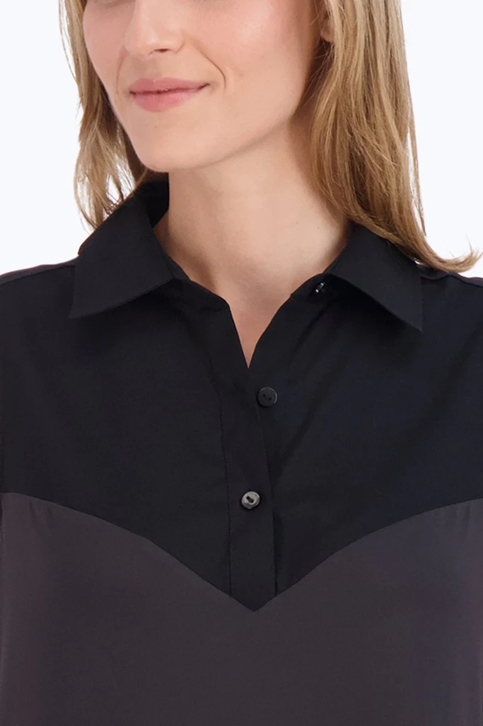 Sasha Knit-Woven Sleeveless Layering Tunic - Image 10