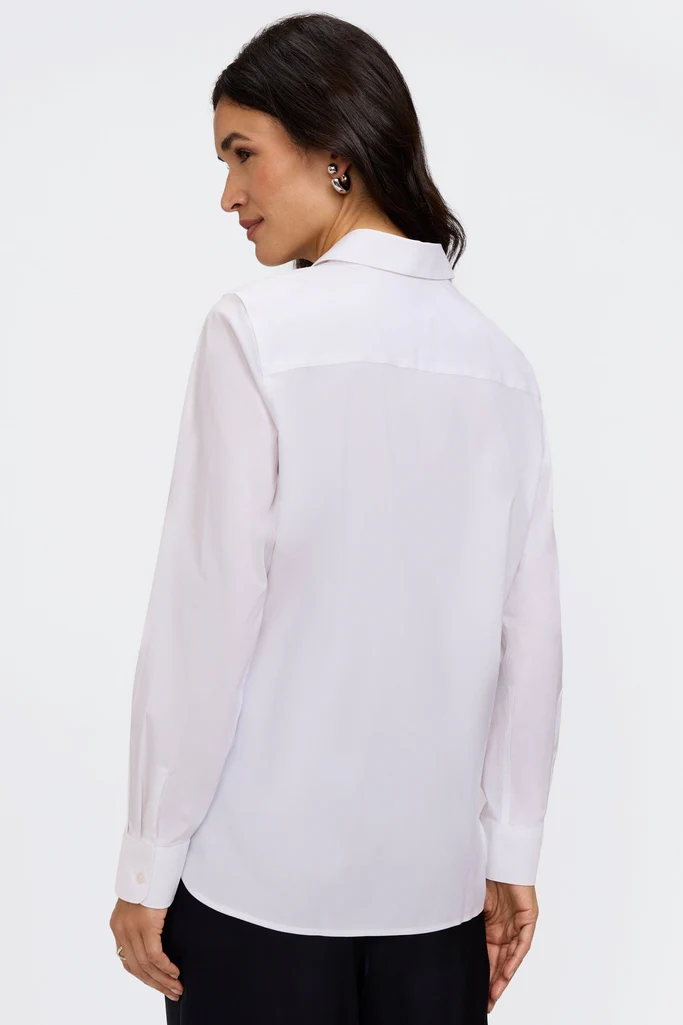 Kylie No Iron Stretch Long Sleeve Shirt - Image 2
