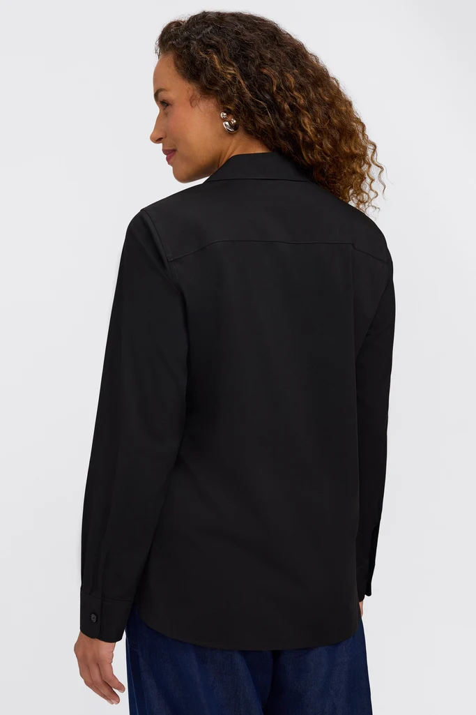 Kylie No Iron Stretch Long Sleeve Shirt - Image 9