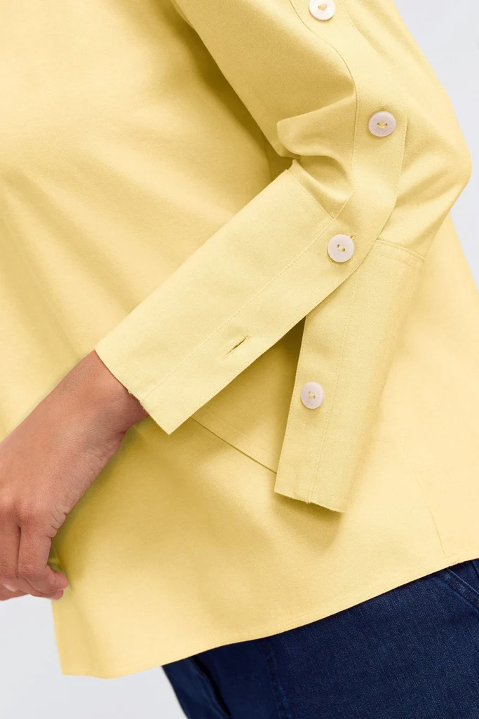 Lainey No Iron Pinpoint 3/4 Button Sleeve Shirt - Image 12
