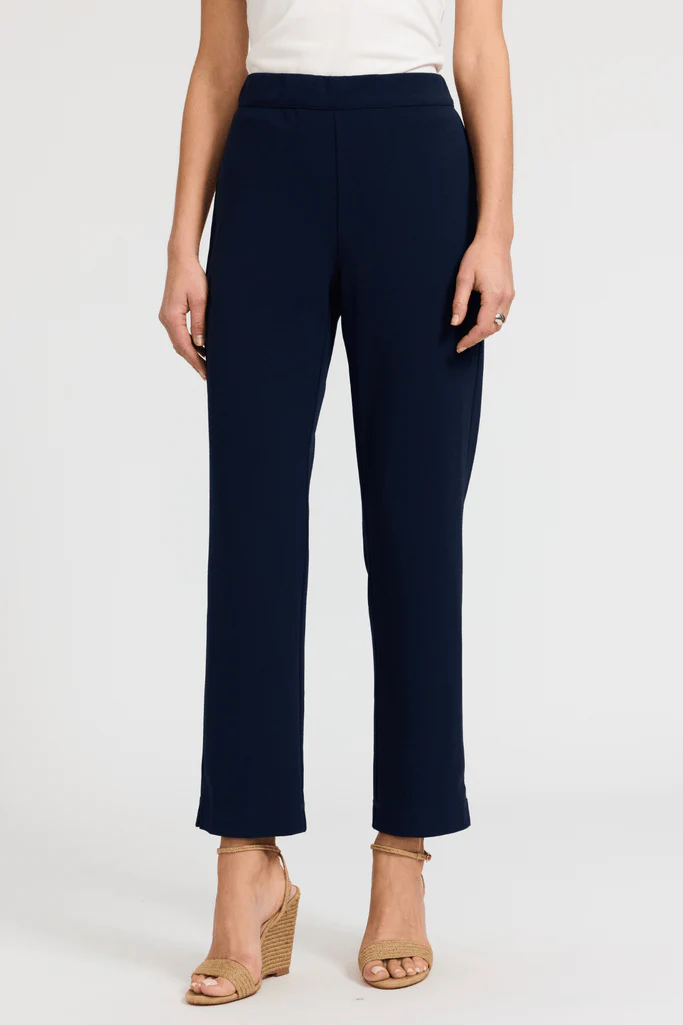 Louisa Knit Crepe Ankle Pants - Image 9