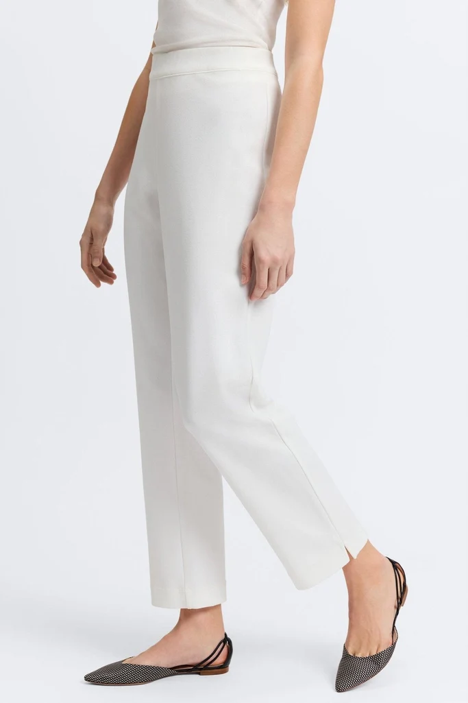 Louisa Plus Knit Crepe Ankle Pants - Image 12
