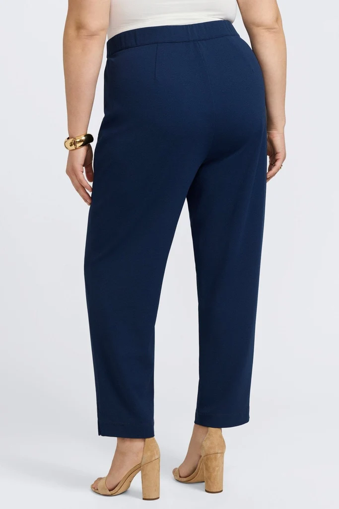 Louisa Plus Knit Crepe Ankle Pants - Image 9