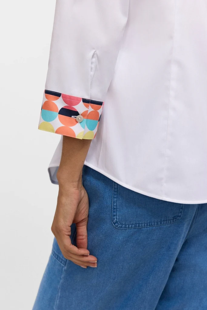 Luna Petite Retro Dot 3/4 Sleeve Shirt - Image 4