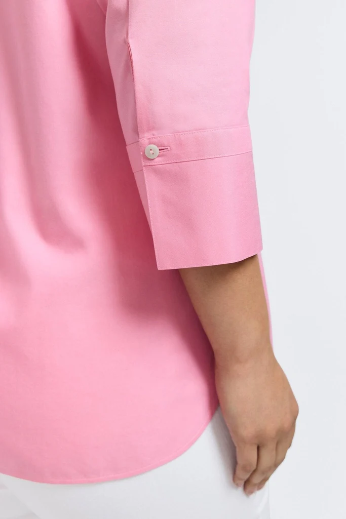 Madison Plus No Iron Pinpoint 3/4 Sleeve Tunic - Image 13
