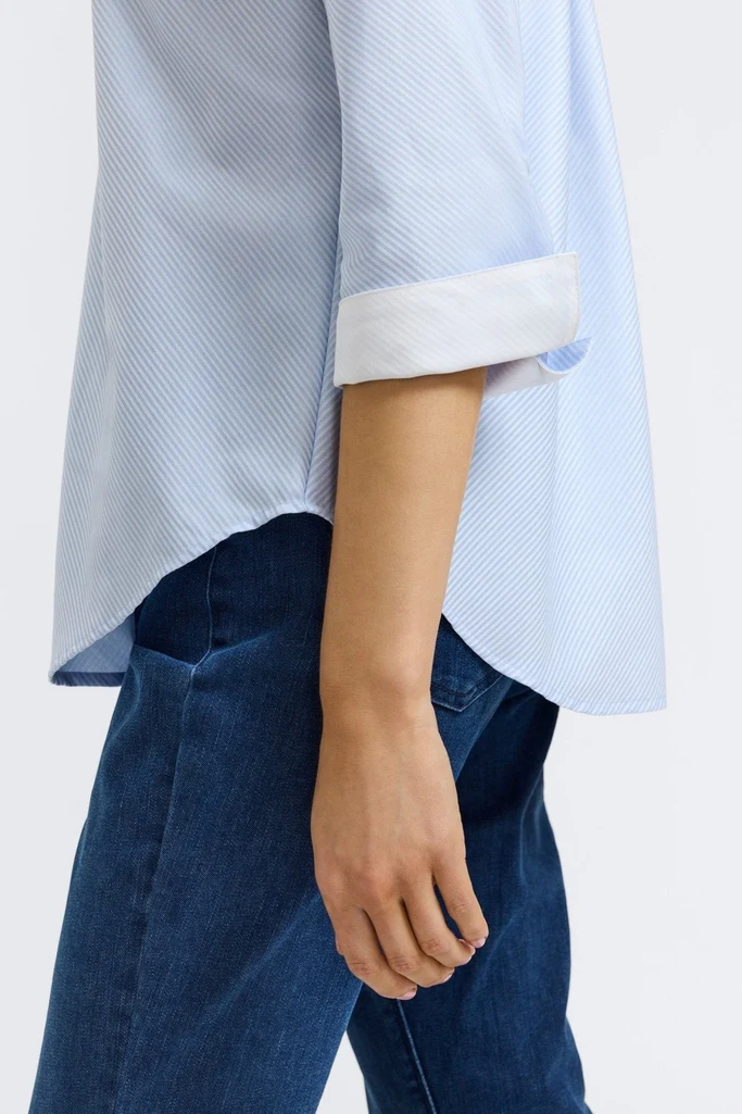 Margie Dobby Stripe 3/4 Sleeve Shirt - Image 7