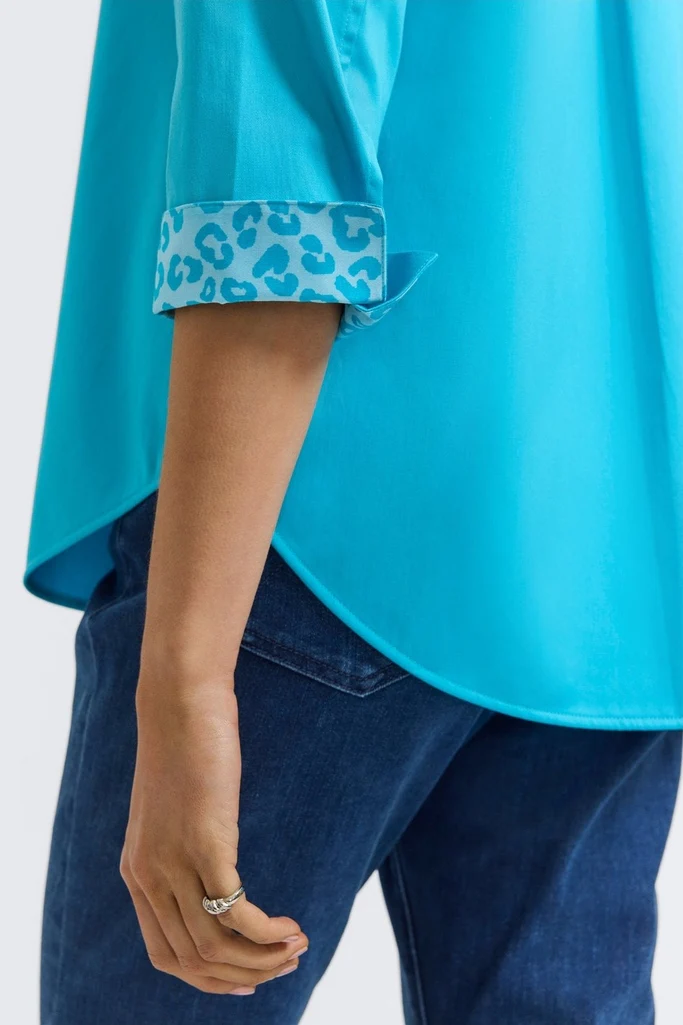 Margie Stretch Matte Sateen 3/4 Sleeve Shirt - Image 10
