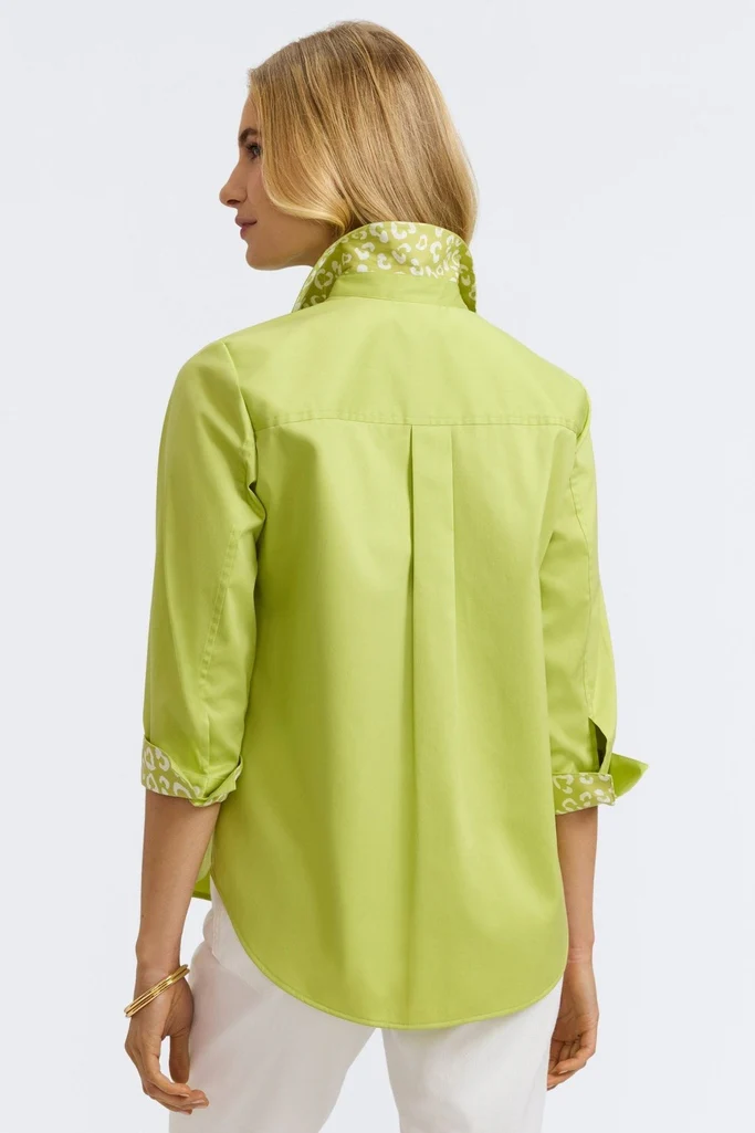 Margie Stretch Matte Sateen 3/4 Sleeve Shirt - Image 18
