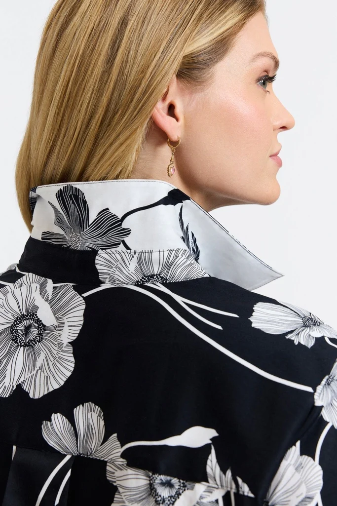 Margie Plus Poppy 3/4 Sleeve Shirt - Image 8